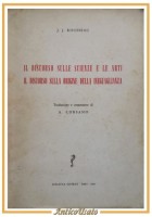 IL DISCORSO SULLE SCIENZE E LE ARTI di Rousseau 1968 Adriatica Libro filosofia