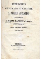 ENCHIRIDION DE FIDE SPE ET CARITATE EPISCOPI S. AURELII AUGUSTINI 1847 Faure