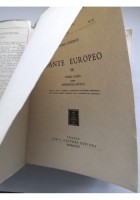 DANTE EUROPEO III poema sacro esperienza di Egidio Guidubaldi 1968 Olschki libro