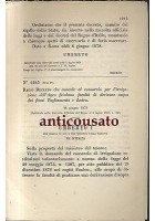 REGIO DECRETO CONSORZIO IRRIGAZIONE AGRO FRIULANO 1878 TAGLIAMENTO LEDRA ACQUA
