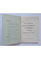 GLI STATUTI DELL'UNIVERSITÀ DI TERLIZZI Antonio Lisi 1959 libro dedica autore