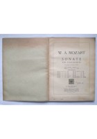 SONATE PER PIANOFORTE di Mozart 2 volumi ER 57 58 1936 Ricordi Spartito Libro