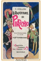 LE AVVENTURE DI PINOCCHIO Carlo Collodi 1933 Bemporad libro illustrato Mussino
