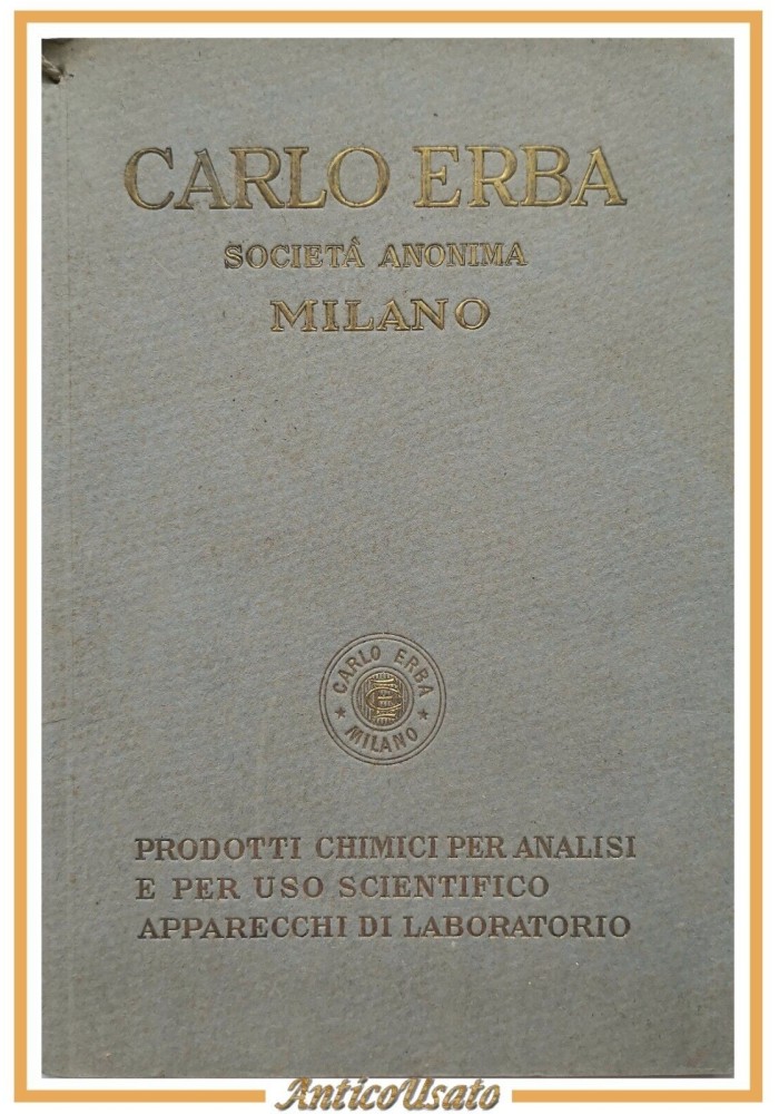 PRODOTTI CHIMICI PER ANALISI E PER USO SCIENTIFICO APPARECCHI DI LABORATORIO