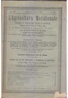 L'AGRICOLTURA MERIDIONALE 15 numeri 1890 periodico agricoltura pratica Portici