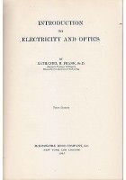 INTRODUCTION TO ELECTRICITY AND OPTICS di N. Frank - McGraw-Hill editore 1940