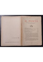 IL PONTE RIVISTA MENSILE DI POLITICA E LETTERATURA Calamandrei 1951 Nuov Italia