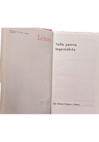 SULLA GUERRA IMPERIALISTA di Nicolai Lenin 1977 Progress Libro comunismo