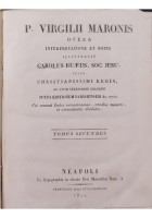 VIRGILII MARONIS OPERA 2 VOLUMI 1822 Masi Libro antico Eneide Bucoliche Virgilio