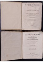 VIRGILII MARONIS OPERA 2 VOLUMI 1822 Masi Libro antico Eneide Bucoliche Virgilio