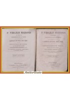VIRGILII MARONIS OPERA 2 VOLUMI 1822 Masi Libro antico Eneide Bucoliche Virgilio