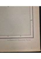 CARTA GEOLOGICA D'ITALIA 1900 Mappa Originale Antica geografica a colori cartina