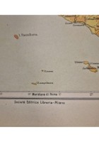 CARTA GEOLOGICA D'ITALIA 1900 Mappa Originale Antica geografica a colori cartina