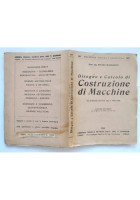 DISEGNO E CALCOLO COSTRUZIONE DI MACCHINE di Pietro Mazzarino 1944 Libro Giorgio