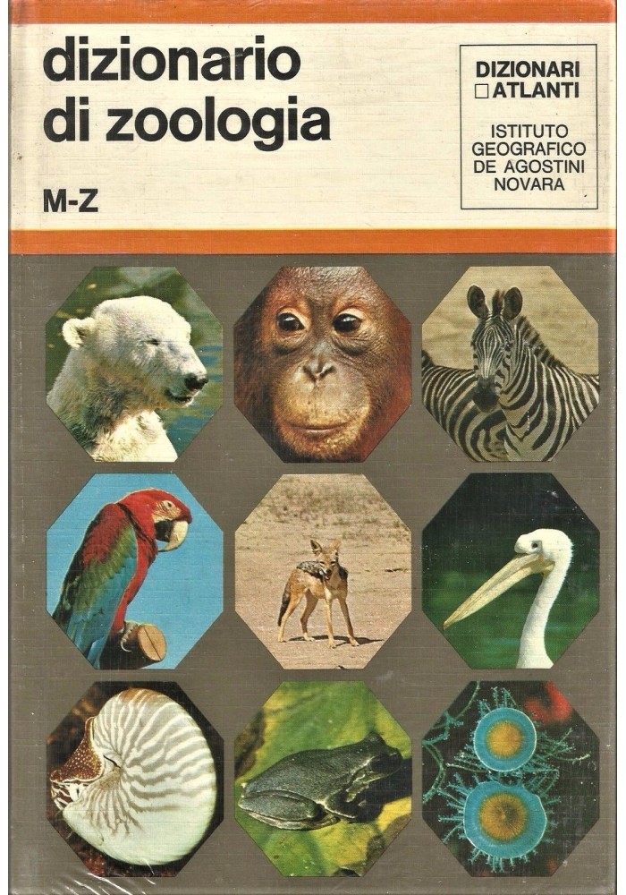 DIZIONARIO DI ZOOLOGIA 2 volumi a cura di Umberto Parenti 1971 De Agostini