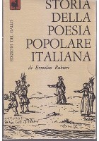 STORIA DELLA POESIA POPOLARE ITALIANA di Ermolao Rubieri 2 volumi 1966 Del Gallo