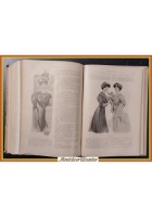 NATURA ED ARTE rivista 1906 - 1907 Vallardi Libro 12 fascicoli rilegati complet