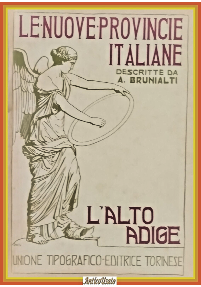 L'ALTO ADIGE di Attilio Brunialti 1919 UTET Libro LE NUOVE PROVINCE ITALIANE