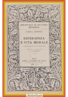 ESPERIENZA E VITA MORALE CONVERSAZIONI CON BOSWELL di Johnson 1939 Laterza Libro