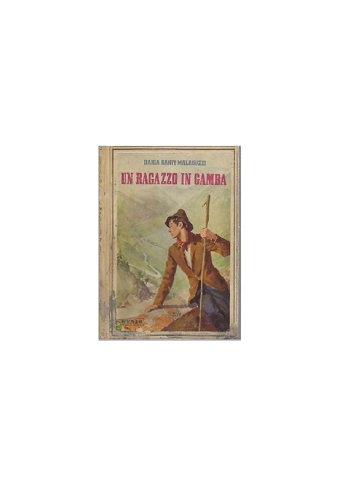 UN RAGAZZO IN GAMBA di Daria Banfi Malaguzzi 1941 romanzo giovanetti ILLUSTRATO