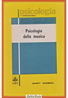 PSICOLOGIA DELLA MUSICA di Geza Revesz 1983 Giunti Barbera Libro contemporanea