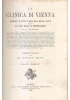 LA CLINICA DI VIENNA anno IV vol. IV monografie medicina pratica 1888 Jovene