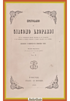 EPISTOLARIO DI GIACOMO LEOPARDI Volume 2 1856 Le Monnier Libro antico