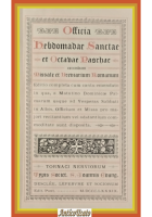 OFFICIA HEBDOMADAE SANCTAE ET OCTAVAE PASCHAE 1889 Desclee Lefebvre Libro Missal