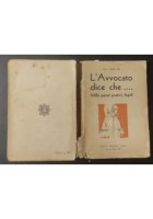 L'AVVOCATO DICE CHE MILLE PARERI PRATICI LEGALI di Luigi Re 1934 Vannini Libro