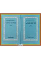 SAGGI CRITICI di Giacomo Zanella 2 Volumi COMPLETO 1990 Neri Pozza Libro