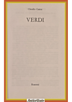 VERDI di Claudio Casini 1981 Rusconi Libro biografia elegante copertina Giuseppe