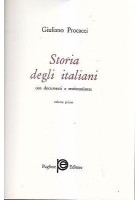 STORIA DEGLI ITALIANI di Giuliano Procacci 2 Volumi in cofanetto 1971 Pugliese