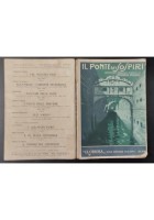 IL PONTE DEI SOSPIRI di Michele Zevaco 1921 Gloriosa Libro romanzo illustrato
