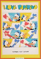 I LOVE PAPERINO SCENARI DISNEYANI 1984 Editori Del Grifo LIbro arte fumetti