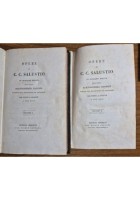 OPERE DI SALUSTIO recate in italiano Bartolommeo Nardini 1806 2 volumi Sallustio