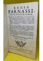 REGIA PARNASSI SEU PALATIUM MUSARUM 1746 Remondini dizionario Libro antico