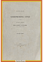 STUDII DI GIURISPRUDENZA CIVILE RICORDI FORENSI Riccardo Jannuzzi Volume 1 1888