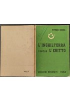 L'INGHILTERRA CONTRO L'EGITTO di Vittore Querel 1941 Urbinati Libro guerra