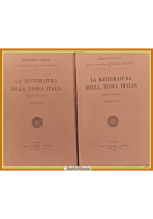LA LETTERATURA DELLA NUOVA ITALIA di Benedetto Croce 2 Volumi 1967 Laterza Libro