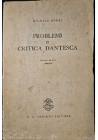 PROBLEMI DI CRITICA DANTESCA prima serie Michele Barbi 1965 Sansoni Libro
