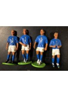 DE ROSSI PIRLO CAMORANESI GILARDINO Statuine piombo Italia 2006 Nazionale