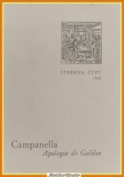 APOLOGIA DI GALILEO di Tommaso Campanella 1969 UTET Libro strenna Galilei