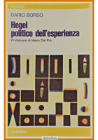 HEGEL POLITICO DEL'ESPERIENZA di Dario Borso 1976 Feltrinelli Libro filosofia