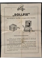 ROLLFIX ROTBART MOND EXTRA affila lamette Rasoio di sicurezza Vintage Germany
