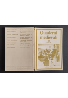 QUADERNI MEDIEVALI numero 19 giugno 1985 Dedalo rivista semestrale