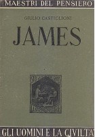 JAMES di Giulio Castiglioni 1945 La Scuola Editrice collana maestri del pensiero