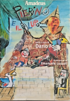 PIERINO E IL LUPO Voce di Dario Fo illustrazioni Luzzati 1996 De Agostini Libro