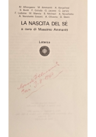LA NASCITA DEL SÈ a cura di Massimo Ammaniti 1989 Laterza Libro psicoanalisi