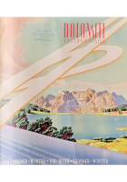Depliant DOLOMITI BELLUNO ITALIA Ente Turismo Brochure Vintage Berann illustrato