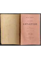 LE LIVRE DE L'ATLANTIDE di Michel Manzi 1922 Glomeau Libro mistero tavola